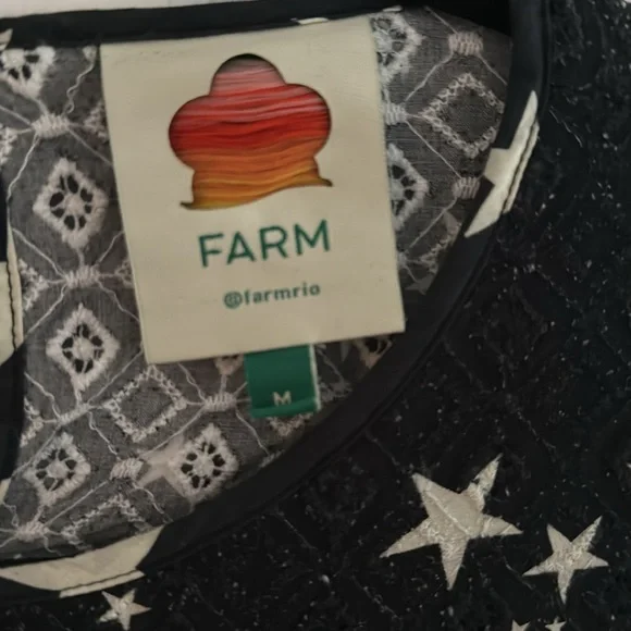 Farm Rio Stardust Mini Dress M - Picture 3 of 3